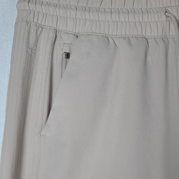 Athleta Women's Pyrite Tan Avenue Wide Leg Pull-On Casual Crop Pant Size 12 - Picture 7 of 13